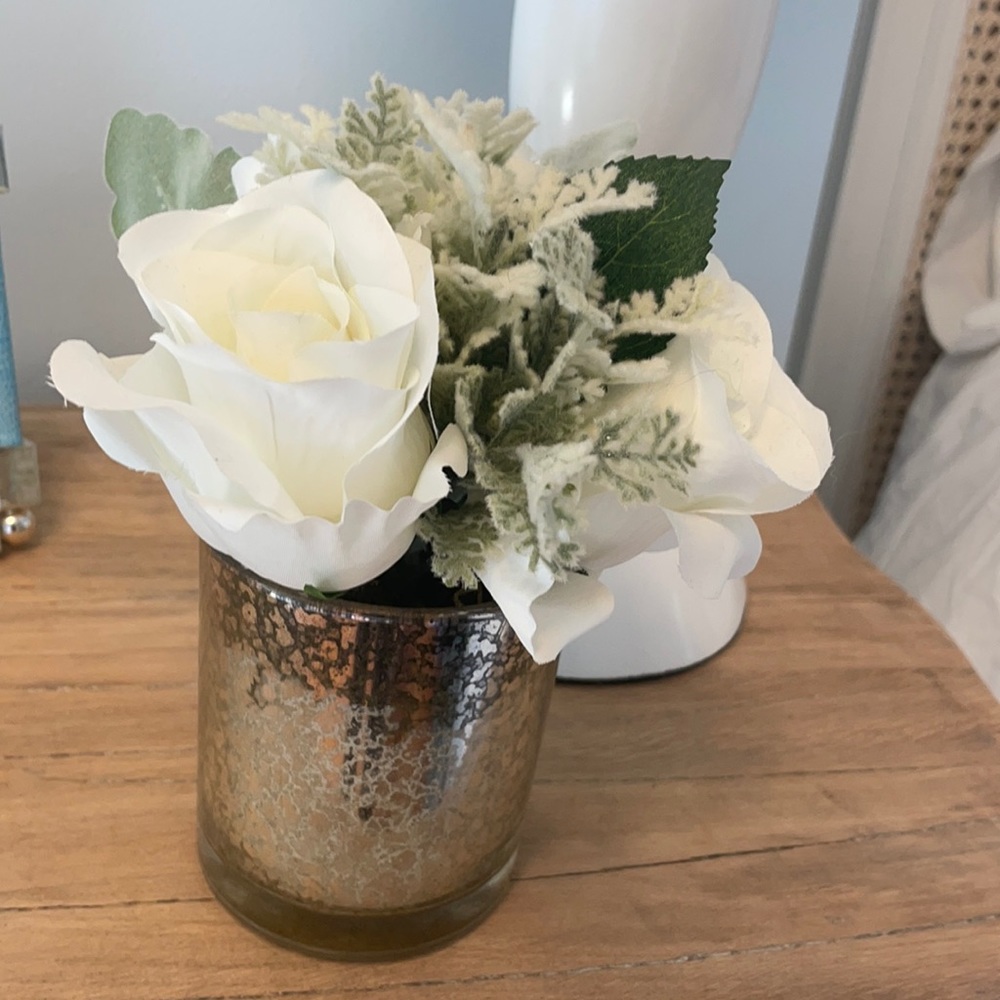 Faux Winter Flowers Pottery Barn